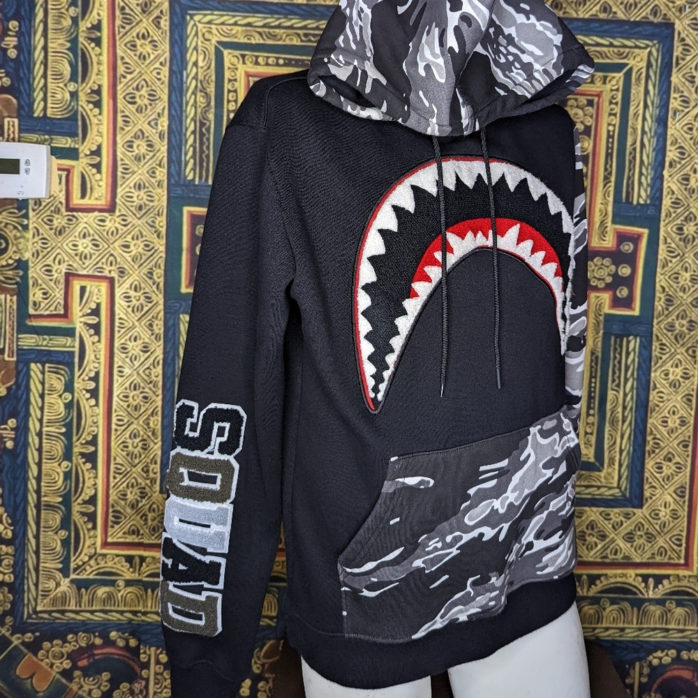 Hudson Outerwear TIGER SHARK MOUTH HOODY MEN'S HOODIE - Picture 3 of 6